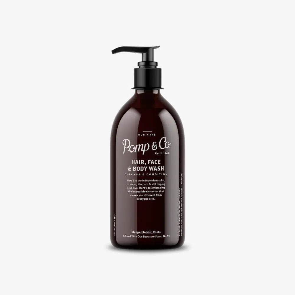 Eksklusiv luksus shampoo til mænd fra Pomp & Co.